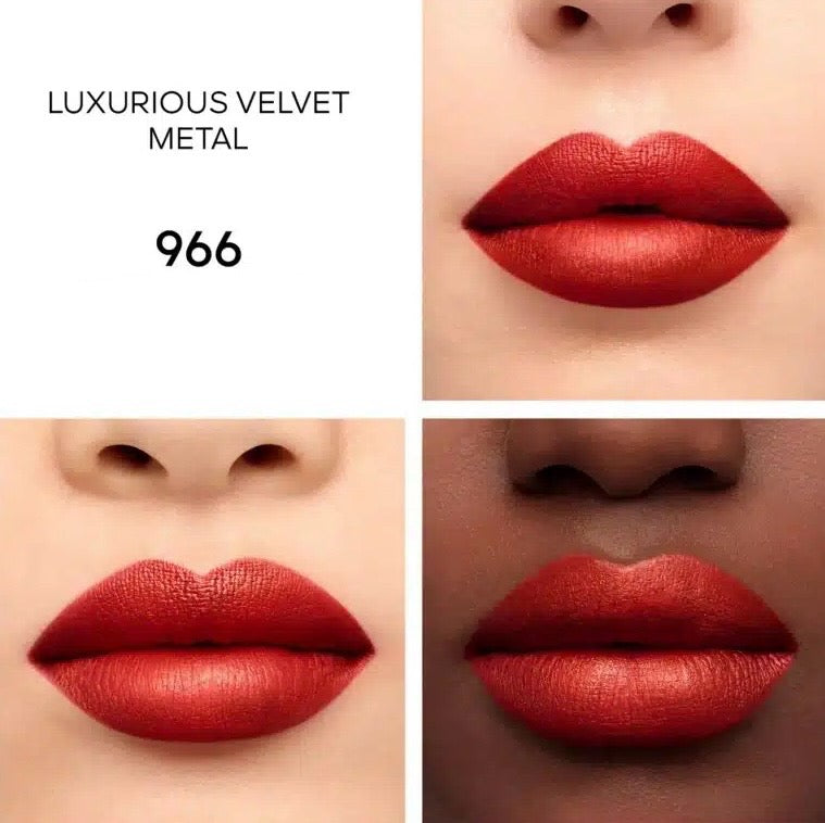 Guerlain Rouge G ტუჩსაცხი N°966 – Red Fire Star (Metal Velvet Balm)
