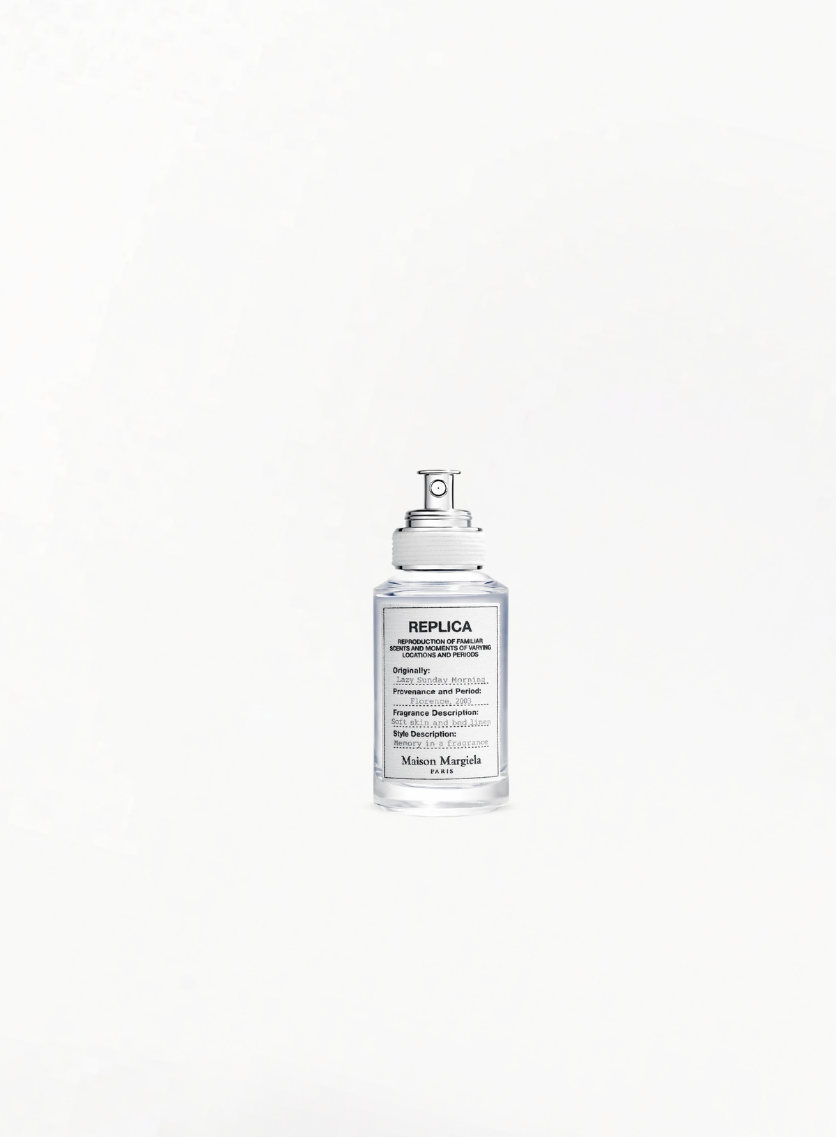 MAISON MARGIELA REPLICA Lazy Sunday Morning Eau de Toilette 30მლ — იშვიათი ოქროსფერი ყუთით