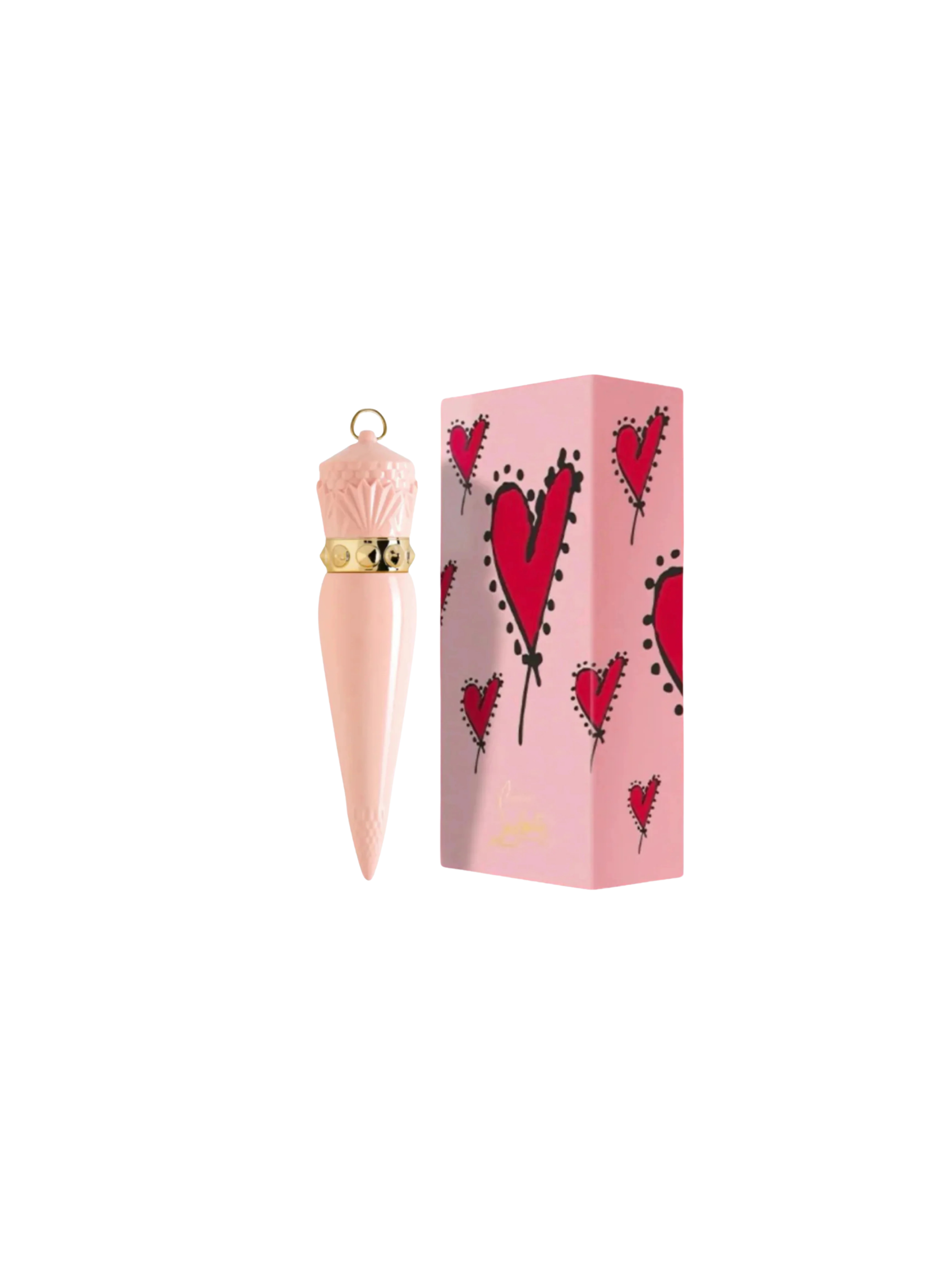 CHRISTIAN LOUBOUTIN Rouge Louboutin SooooO… Glow – ტუჩსაცხის რეფილი (ტონი 008G) ვარდისფერი ქეისით
