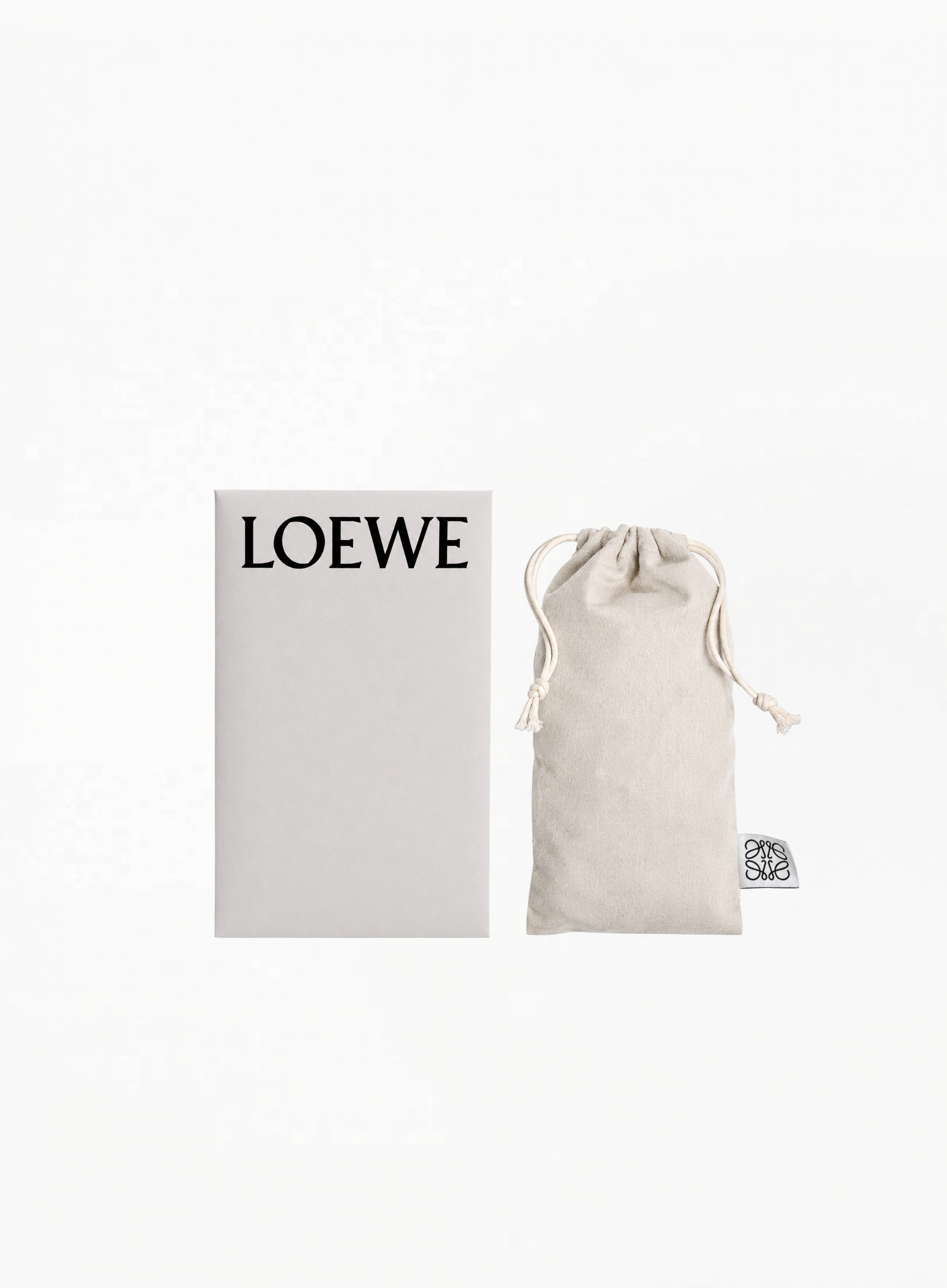 LOEWE Cream Fabric Mini Bag