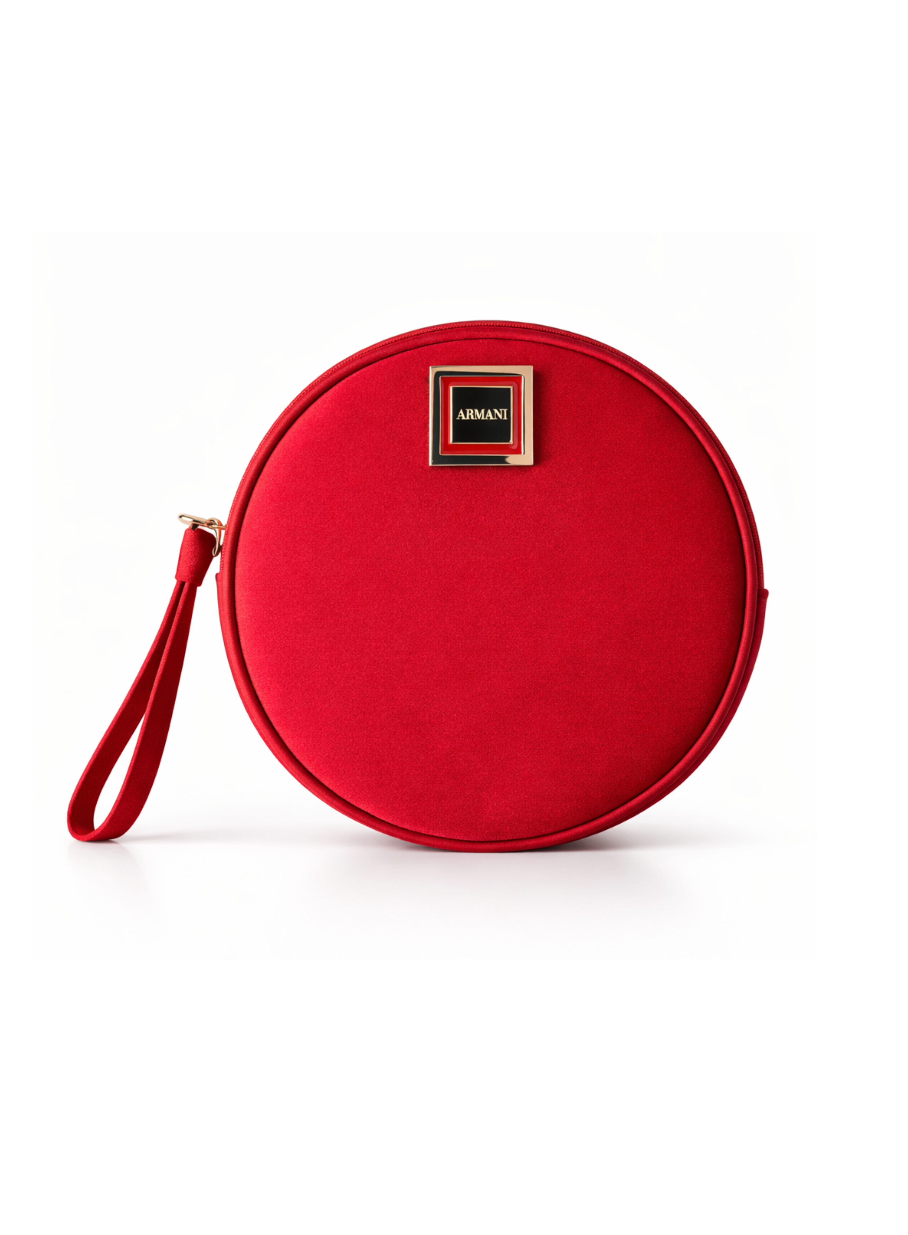 Armani Beauty Red Round Pouch
