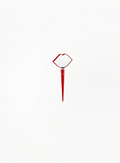 CHRISTIAN LOUBOUTIN Red Lip Shape Mirror