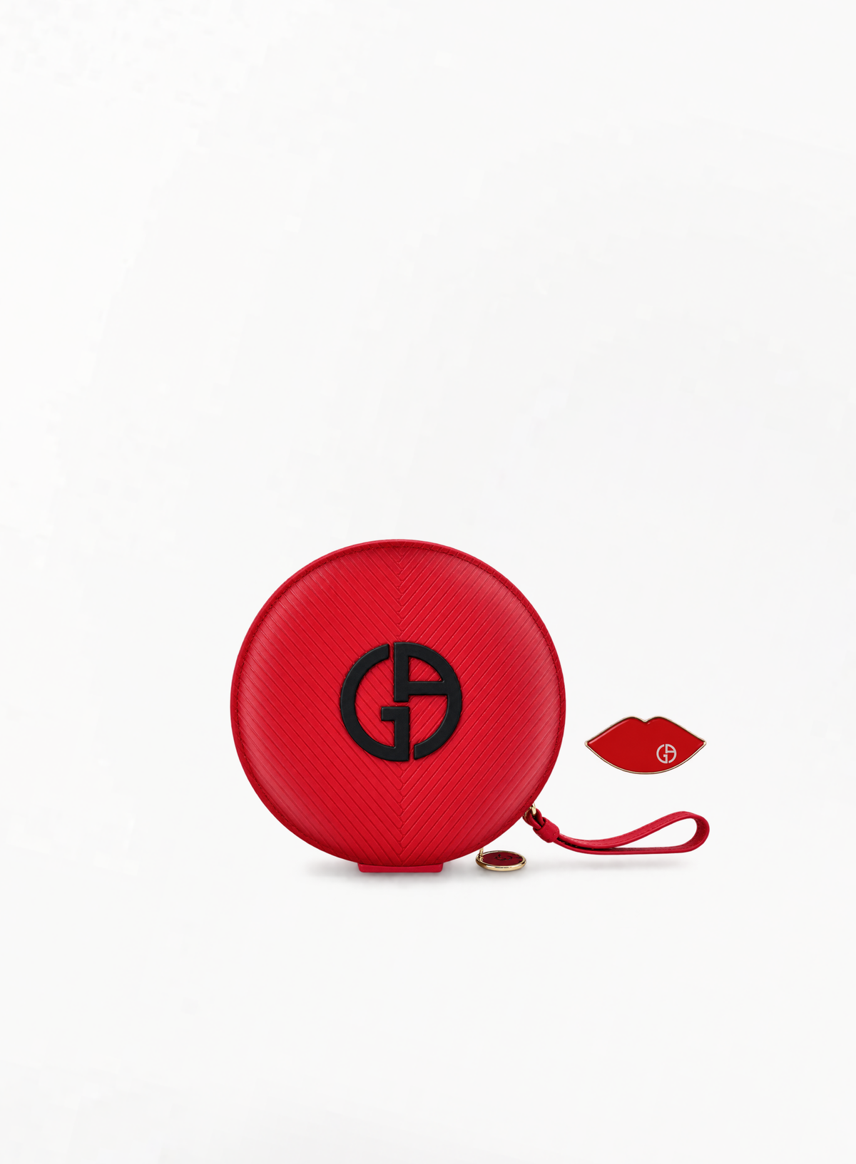 GIORGIO ARMANI წითელი ჩანთა 9x10სმ