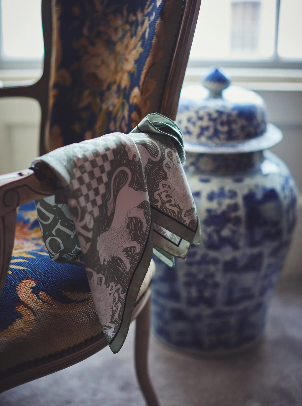 PENHALIGON'S x Rory Hutton 155 Years Silk Scarf – Limited Edition
