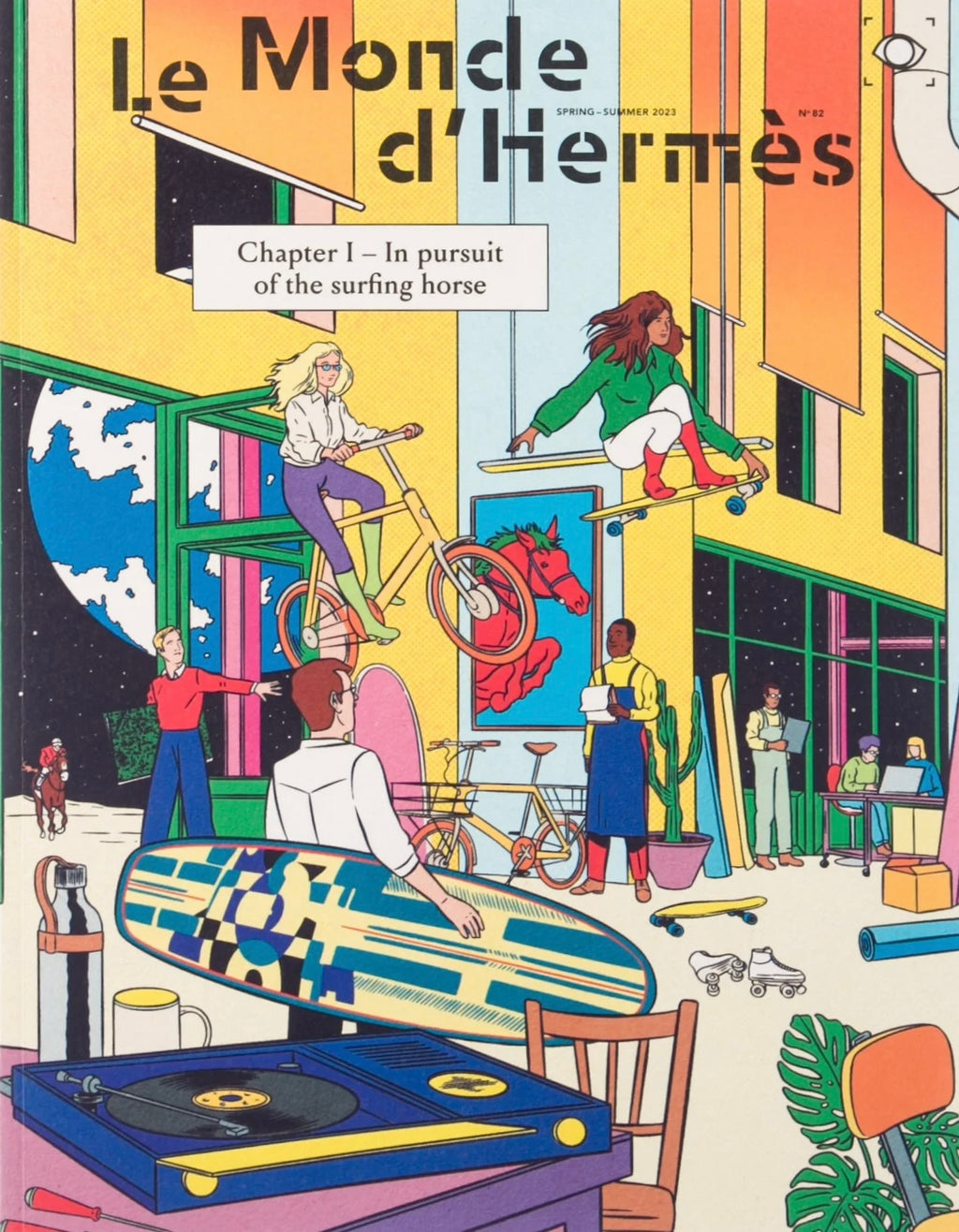 Hermès Shanghai Limited Mesh Bag with Le Monde d’Hermès Magazine – Collector’s Edition 2023