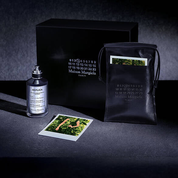 Maison Margiela By The Fireplace Hand Lotion 15ML & Ultra-Limited Edition Black Bag 12x19.5cm