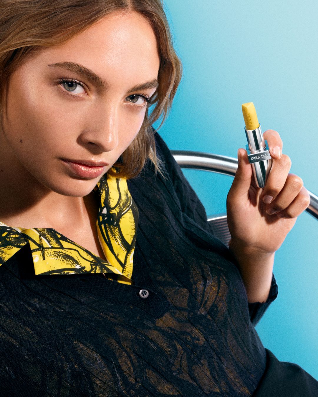 Prada Monochrome Lipstick Clutch Set Of 3