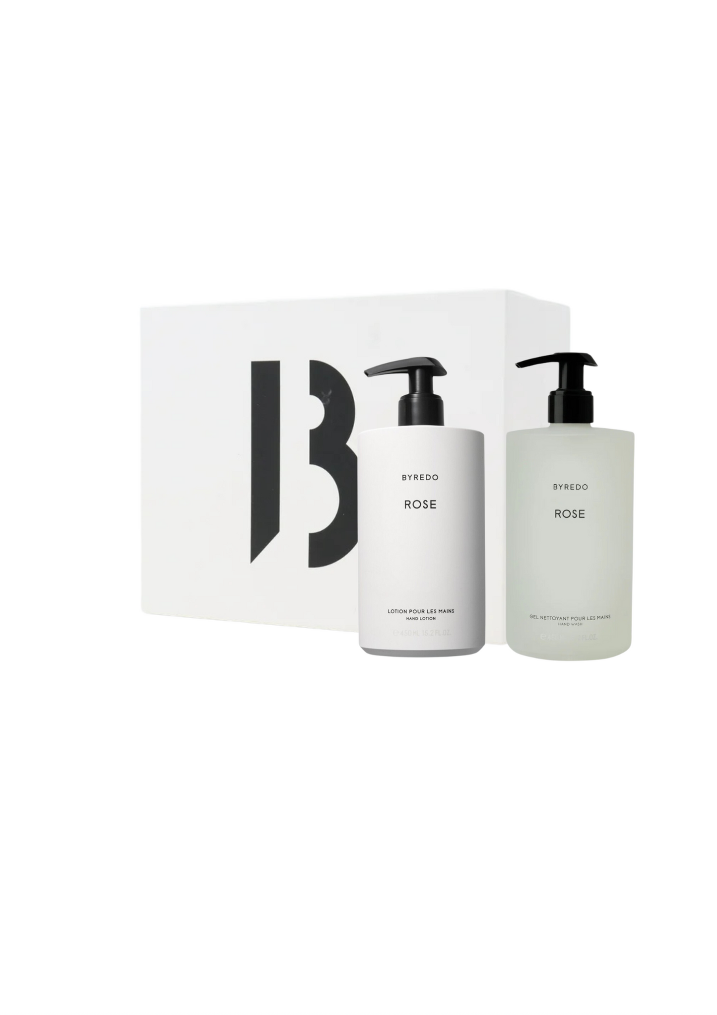 BYREDO ROSE HAND LOTION 450ml AND ROSE HAND WASH 450ml