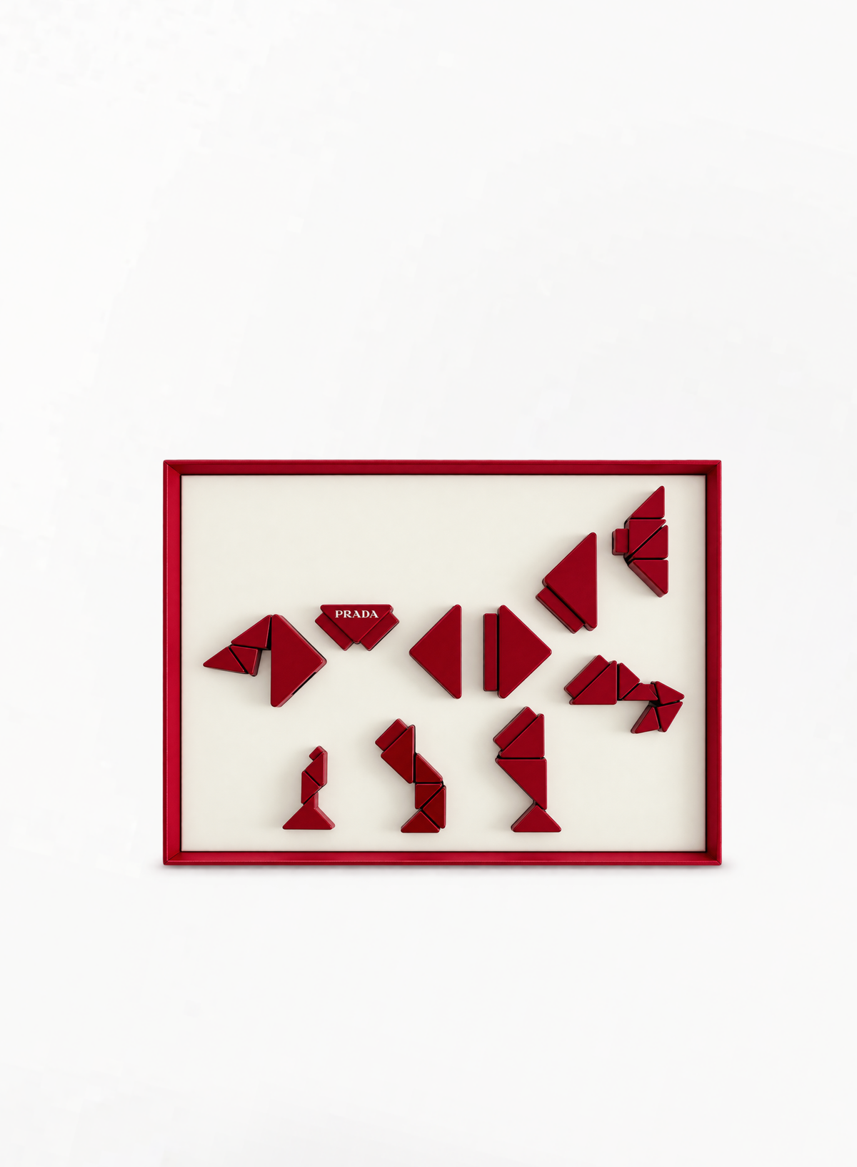 PRADA Modular Magnetic Art Sculpture ლიმიტირებული დეკორატიული ობიექტი