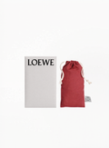 LOEWE Burgundy Fabric Mini Bag