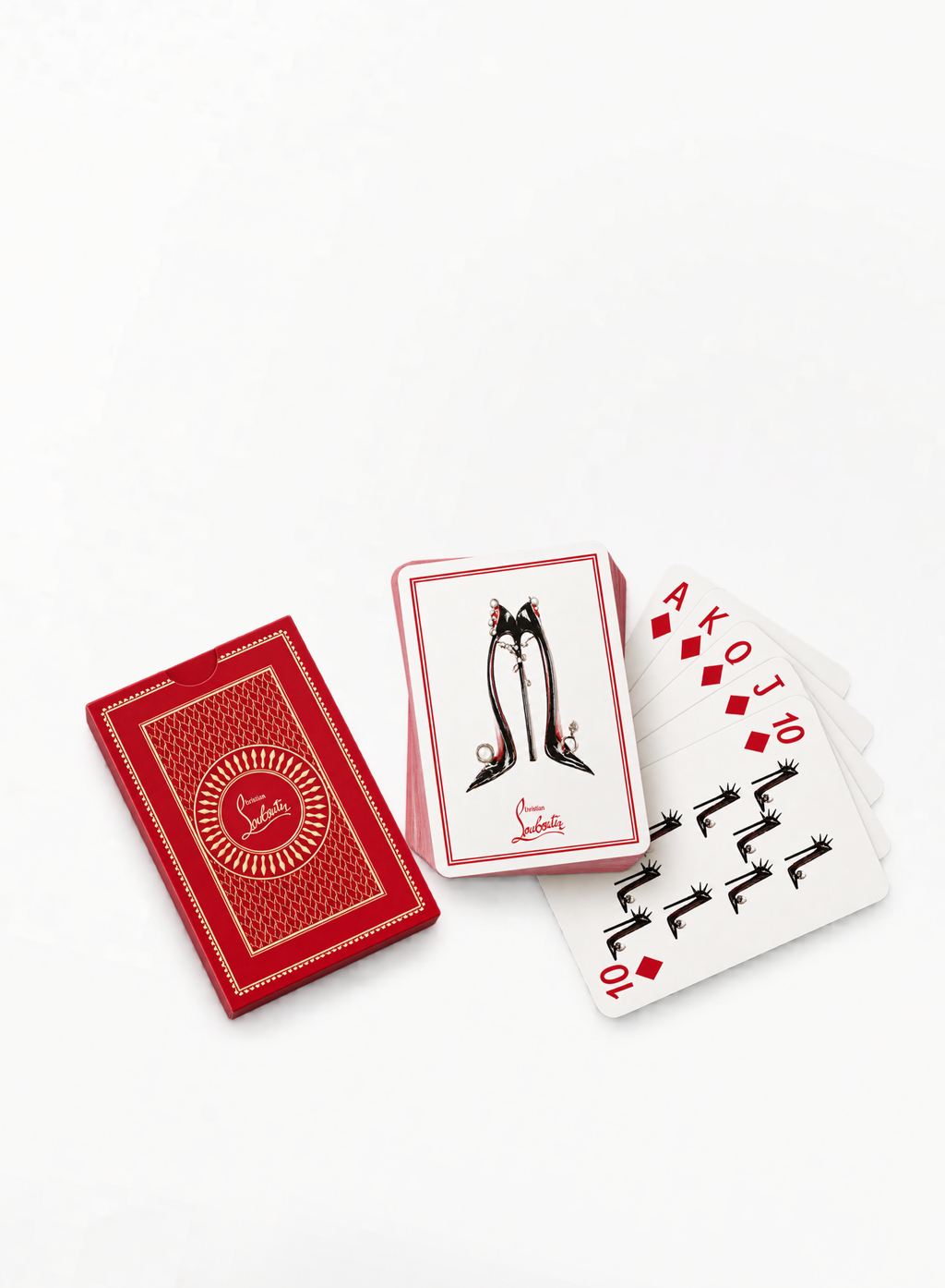 CHRISTIAN LOUBOUTIN სათამაშო ბანქო (კარტი)