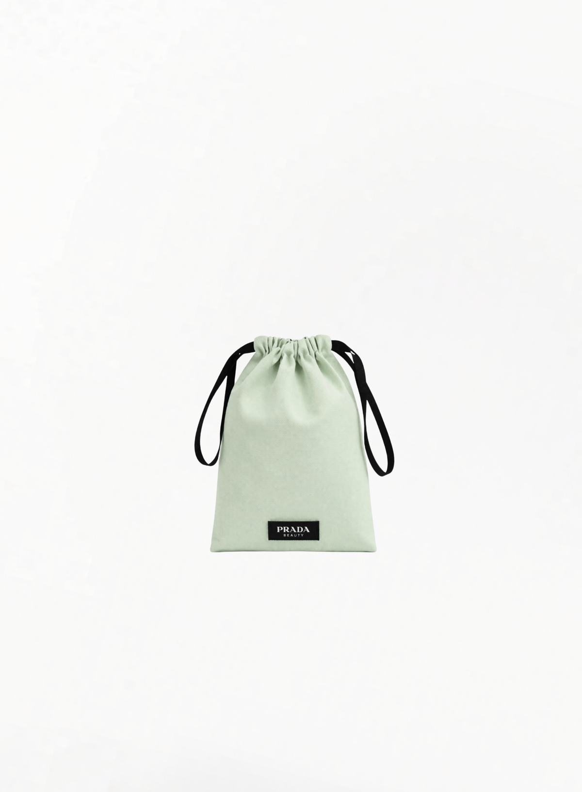 PRADA Beauty ნეონური მწვანე თასმიანი ჩანთა 17x22სმ