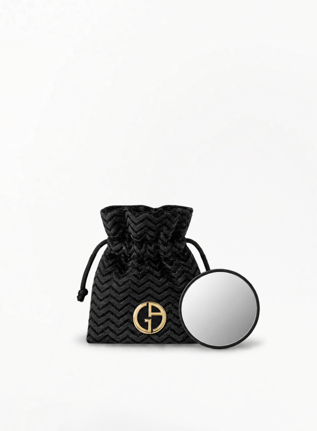 GIORGIO ARMANI შავი სარკე და ქეისი ლიმიტირებული გამოშვება