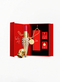 CHRISTIAN LOUBOUTIN Rouge Louboutin Strass Limited Edition Gift Set – L’Écrin Strass Refillable Lipstick Case with 003G Mundo Red