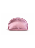 Armani Metallic Pink Cosmetic Pouch on a white background
