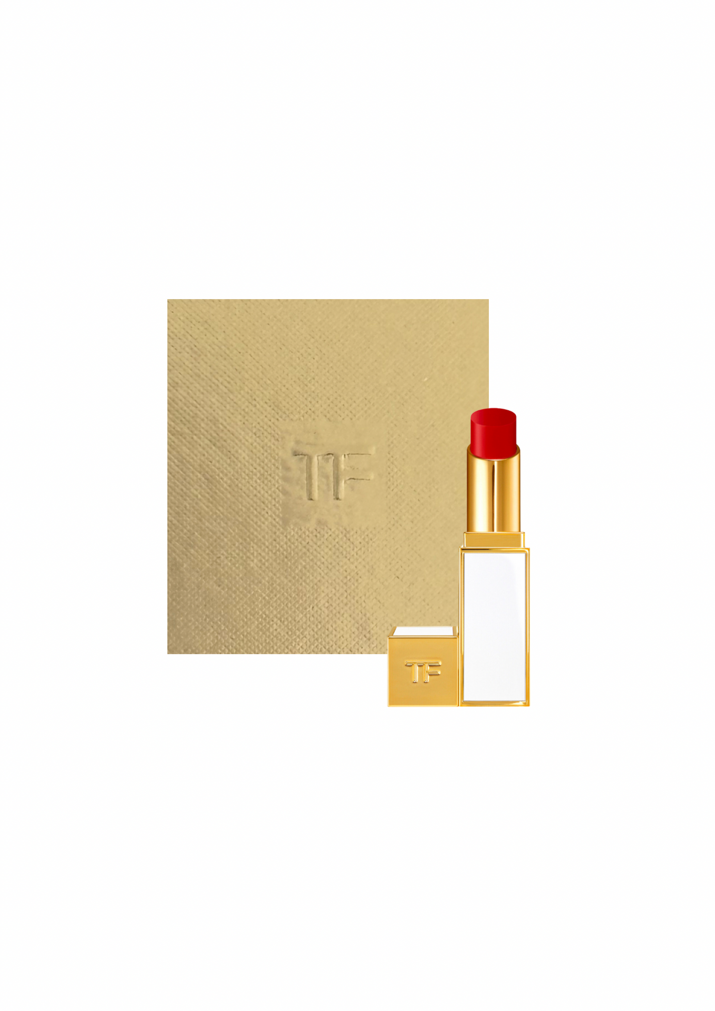 Tom Ford Flowery Colorful Fine White Tube Lipstick, #31 Gold Box