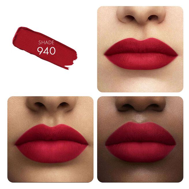 Guerlain KissKiss Matte Lipstick 940 My Rouge – Intense Red Matte And Cosmetics Bag 14x13x6cm