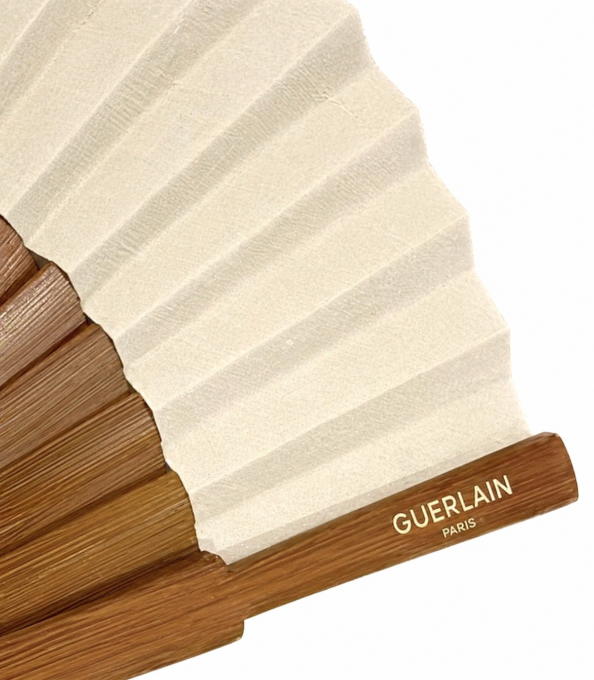 Guerlain-ის ხის ხელის მარაო – ლიმიტირებული გამოშვება (ზომა L)
