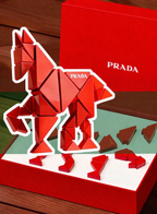 PRADA Modular Magnetic Art Sculpture ლიმიტირებული დეკორატიული ობიექტი