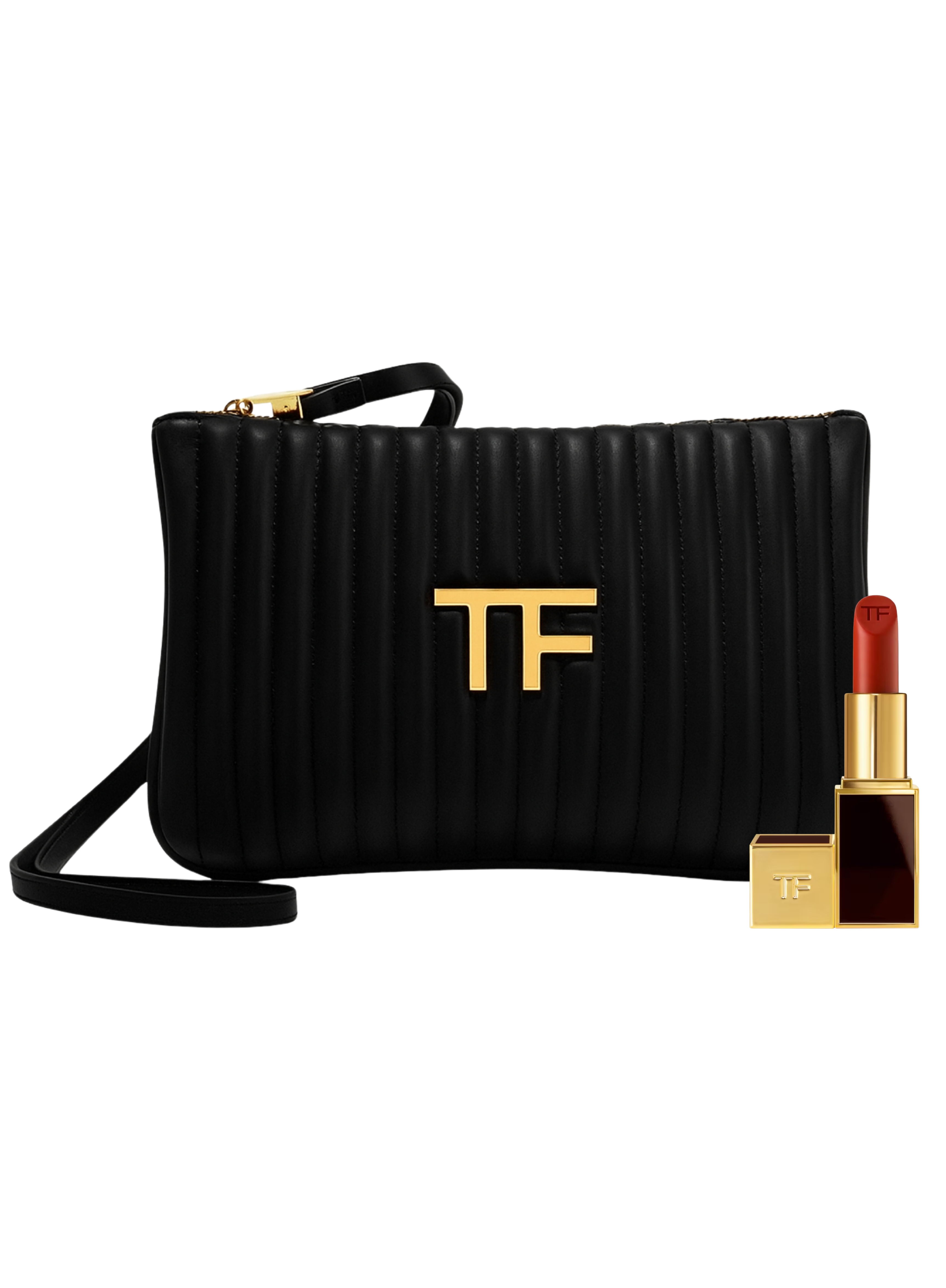 Tom Ford-ის სასაჩუქრე სეტი – გელ-ლაინერი 09 Brut Rose / ტუჩსაცხი Elliot 95 მინი