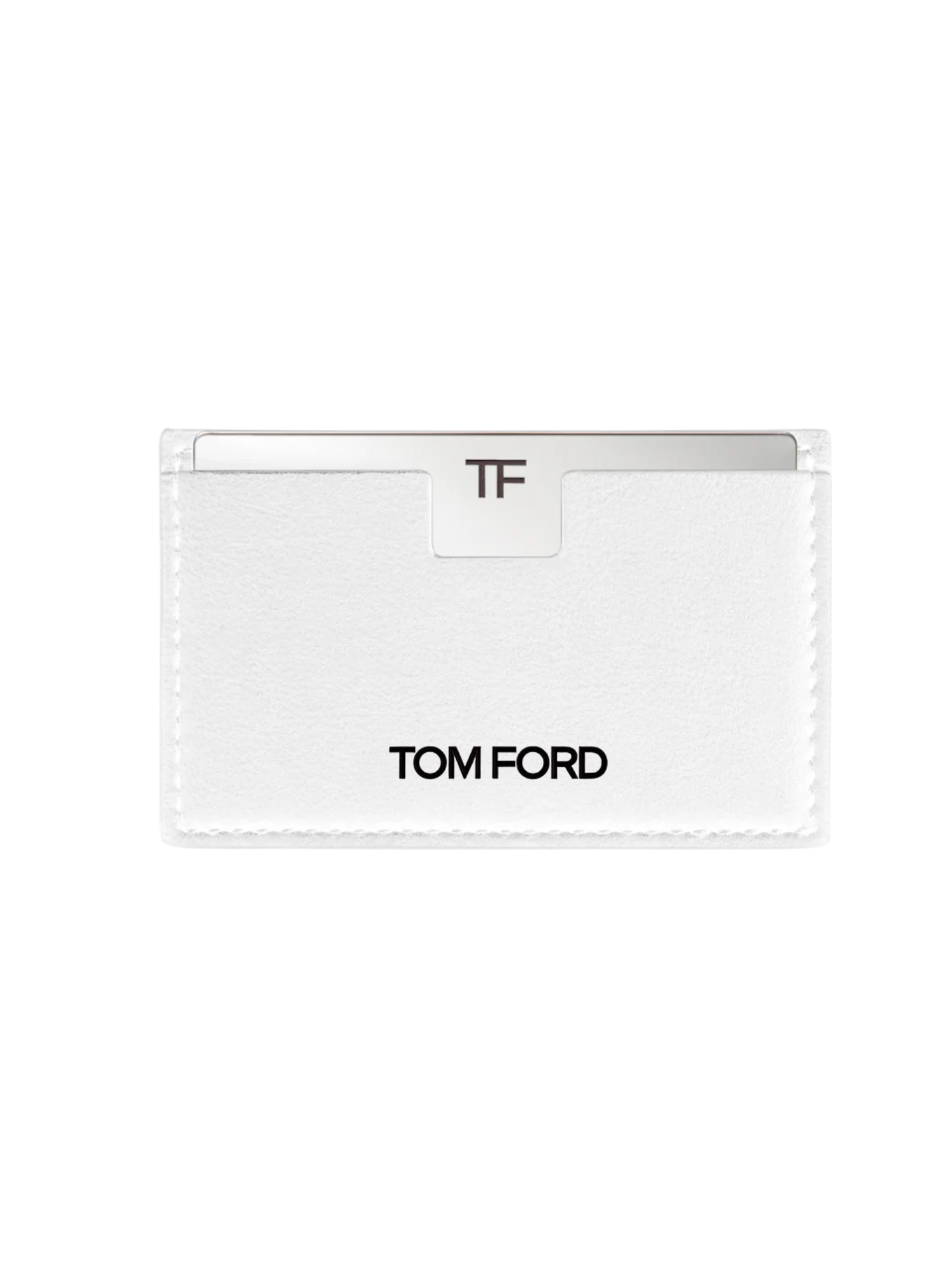 TOM FORD White Leather-Effect Mirror