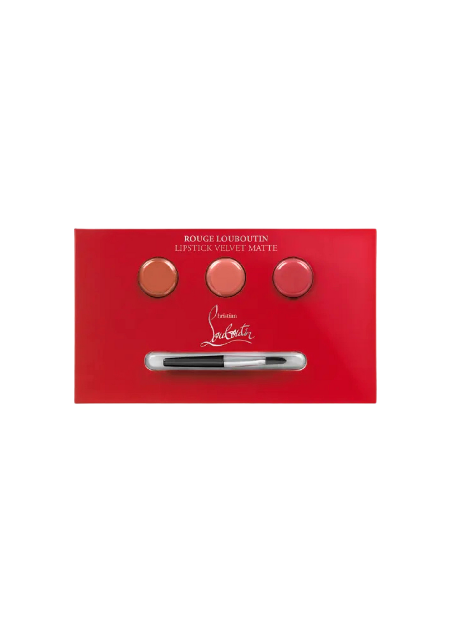 Christian Louboutin LIPSTICK VELVET MATTE  JACKIE'S WINE 002M - BURNING BABE 415M - PORTO POMELO 513M