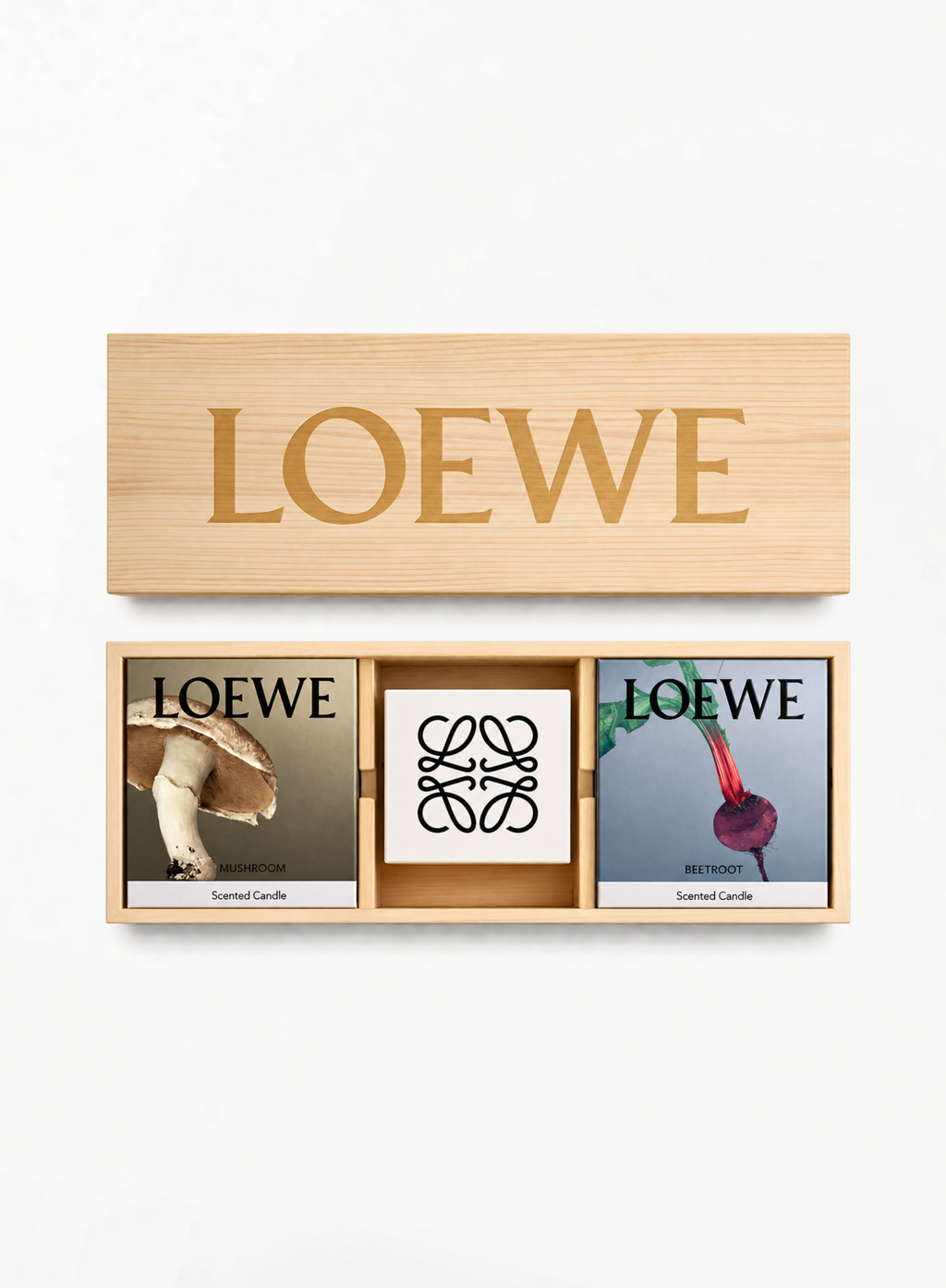 LOEWE Ultra Limited Garden Candle Set – Wooden Box Edition
