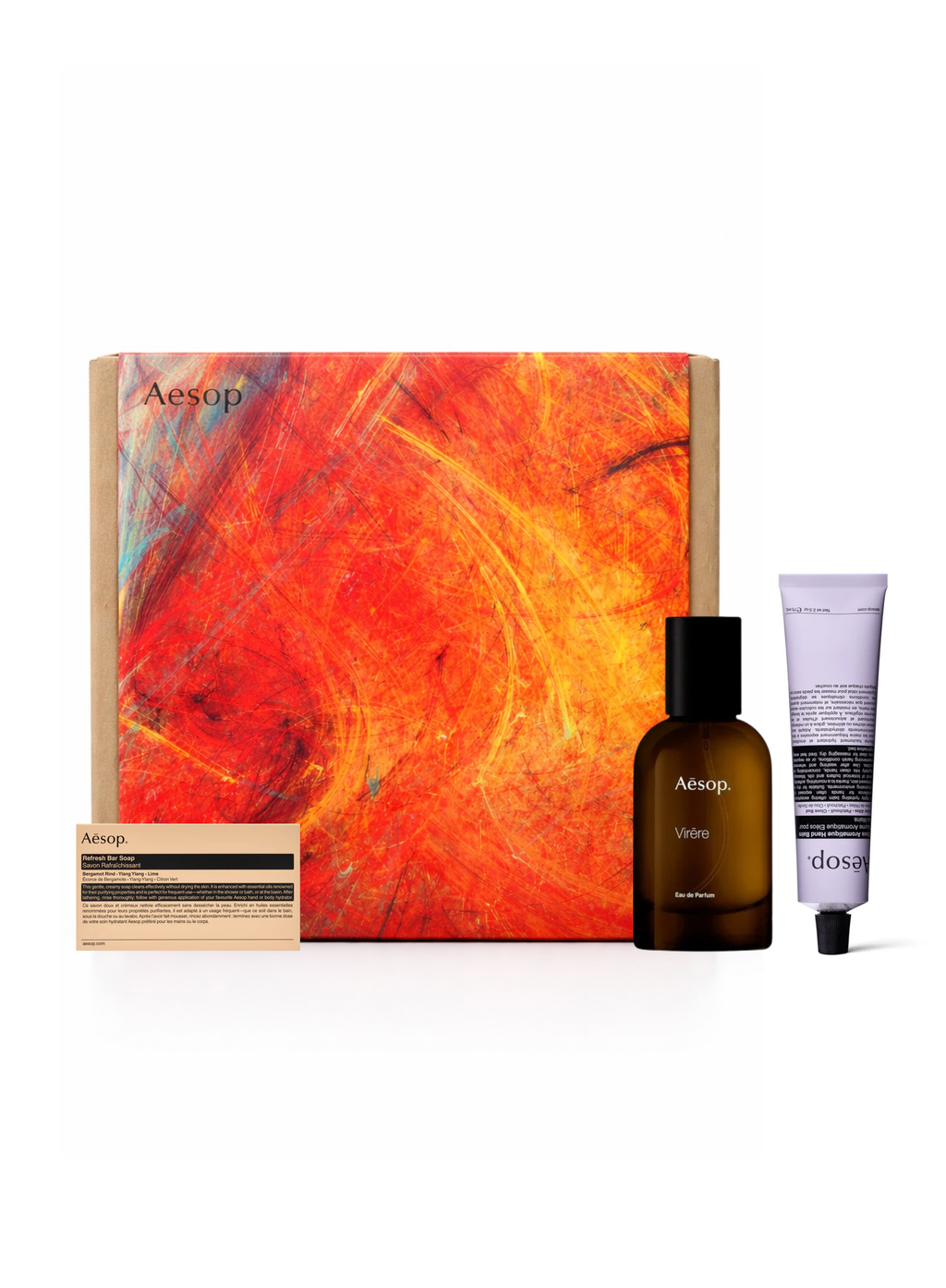 Aesop Virēre Eau de Parfum 50ML And Eleos Aromatique Hand Balm Set Trio