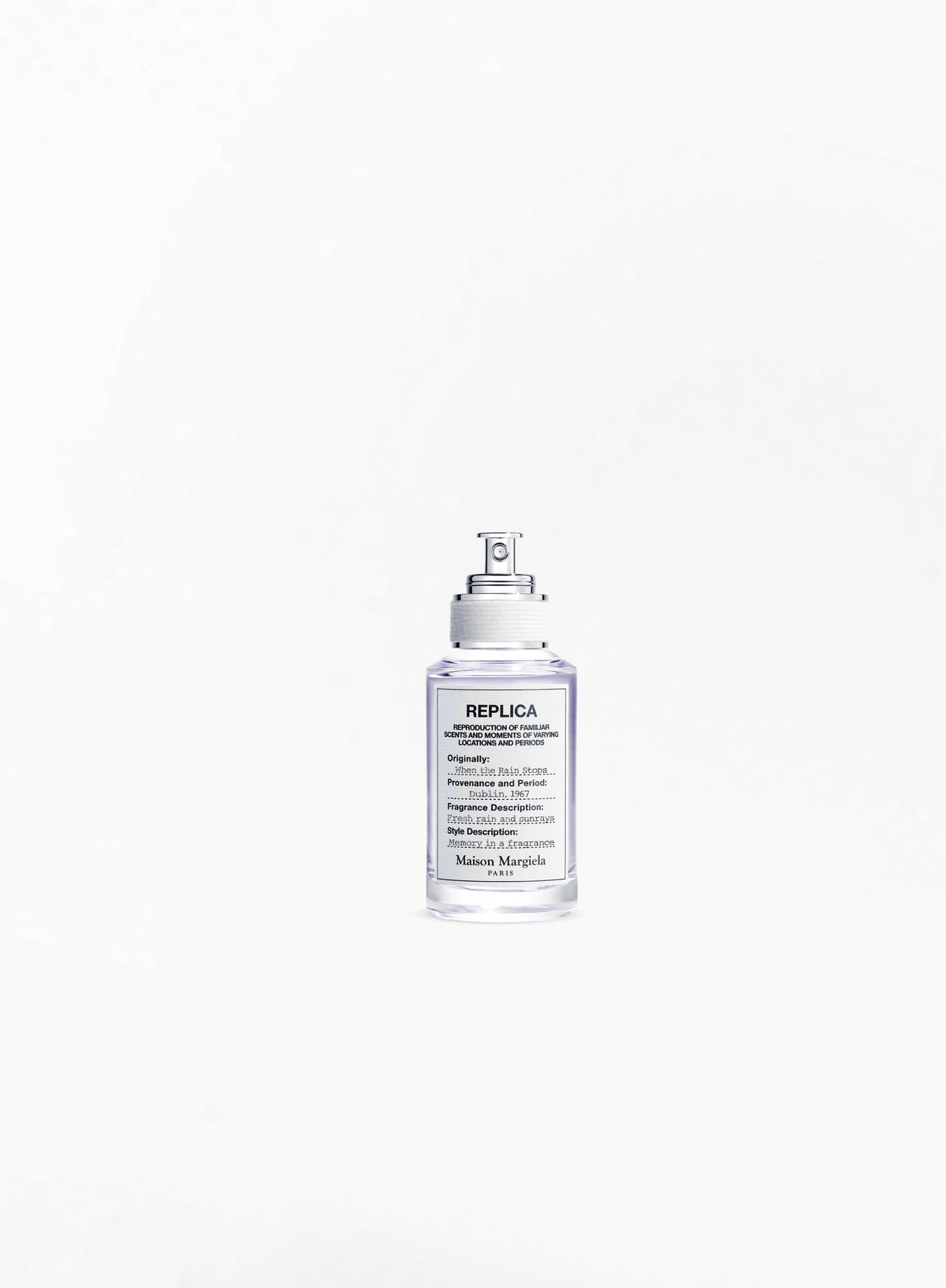 MAISON MARGIELA REPLICA When the Rain Stops 30 მლ — იშვიათი ოქროსფერი ყუთით
