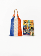 HERMÈS Shanghai Limited Mesh Bag with Le Monde d’Hermès (2023) 26x30cm