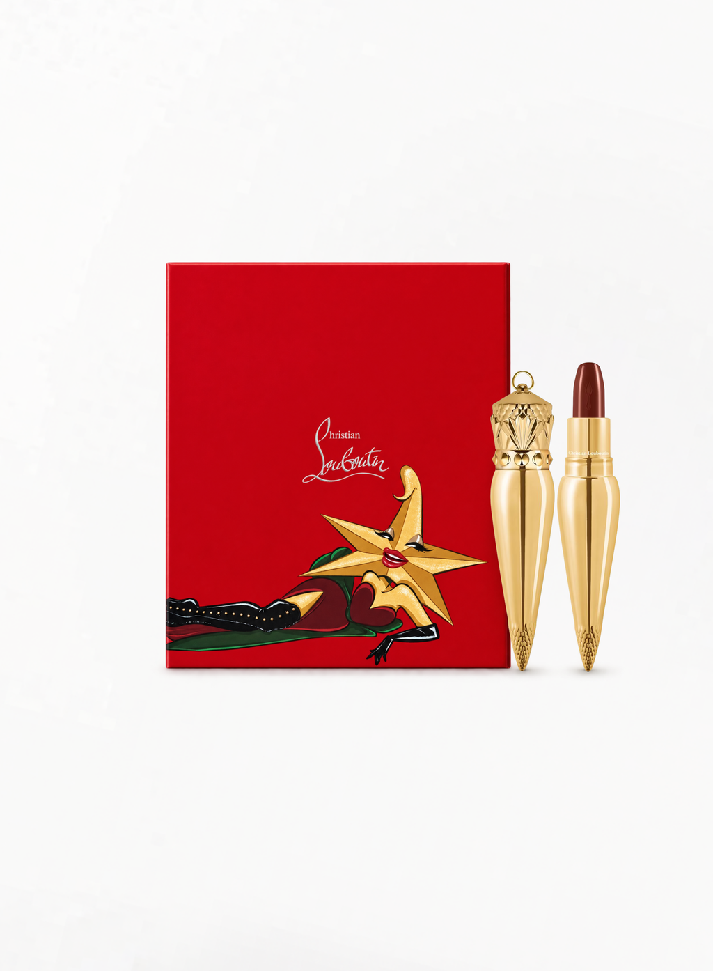 CHRISTIAN LOUBOUTIN ატლასის ტუჩსაცხი – Hazel Dream 435