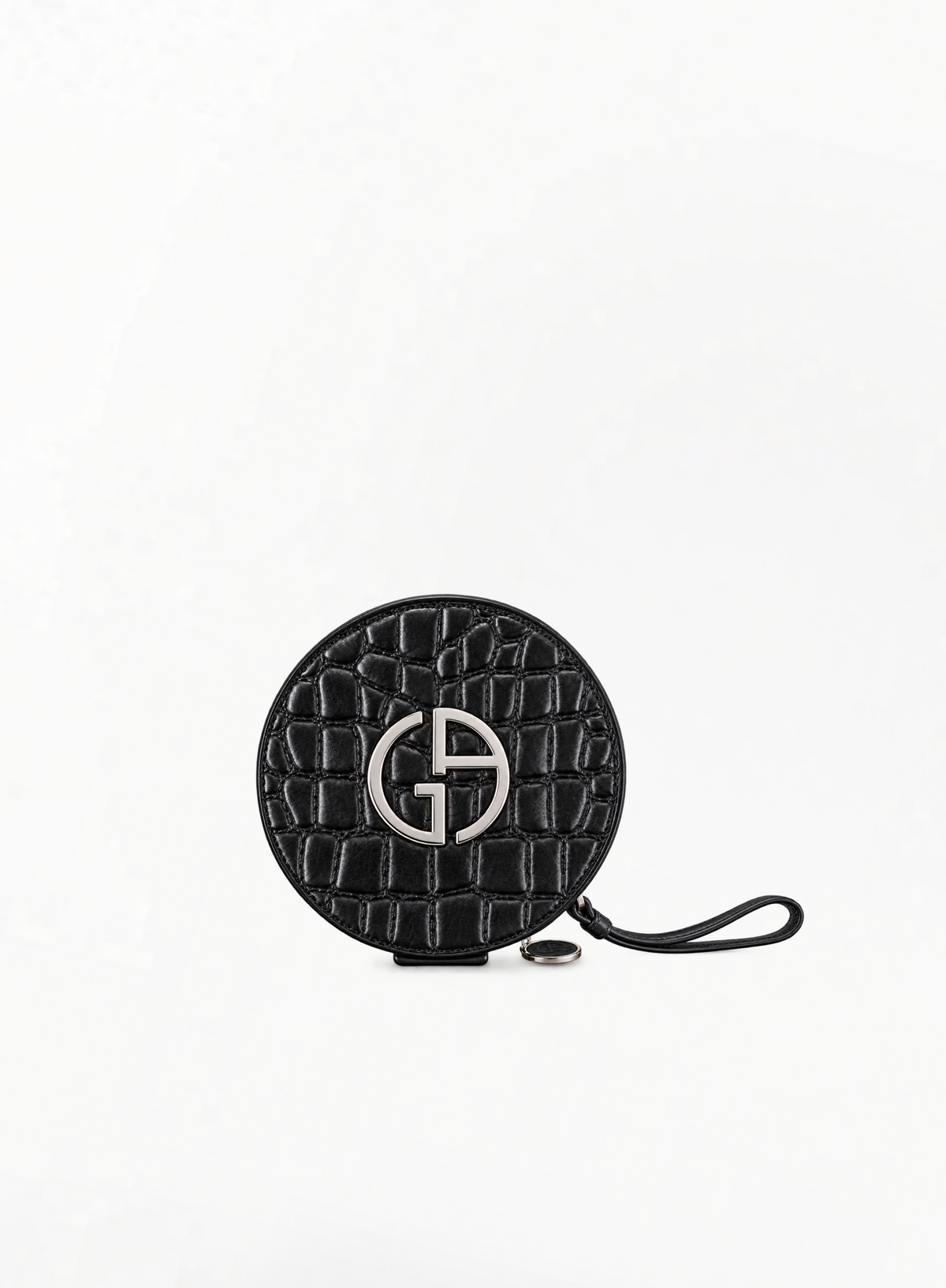 GIORGIO ARMANI ლიმიტირებული შავი ჩანთა 9×9 სმ