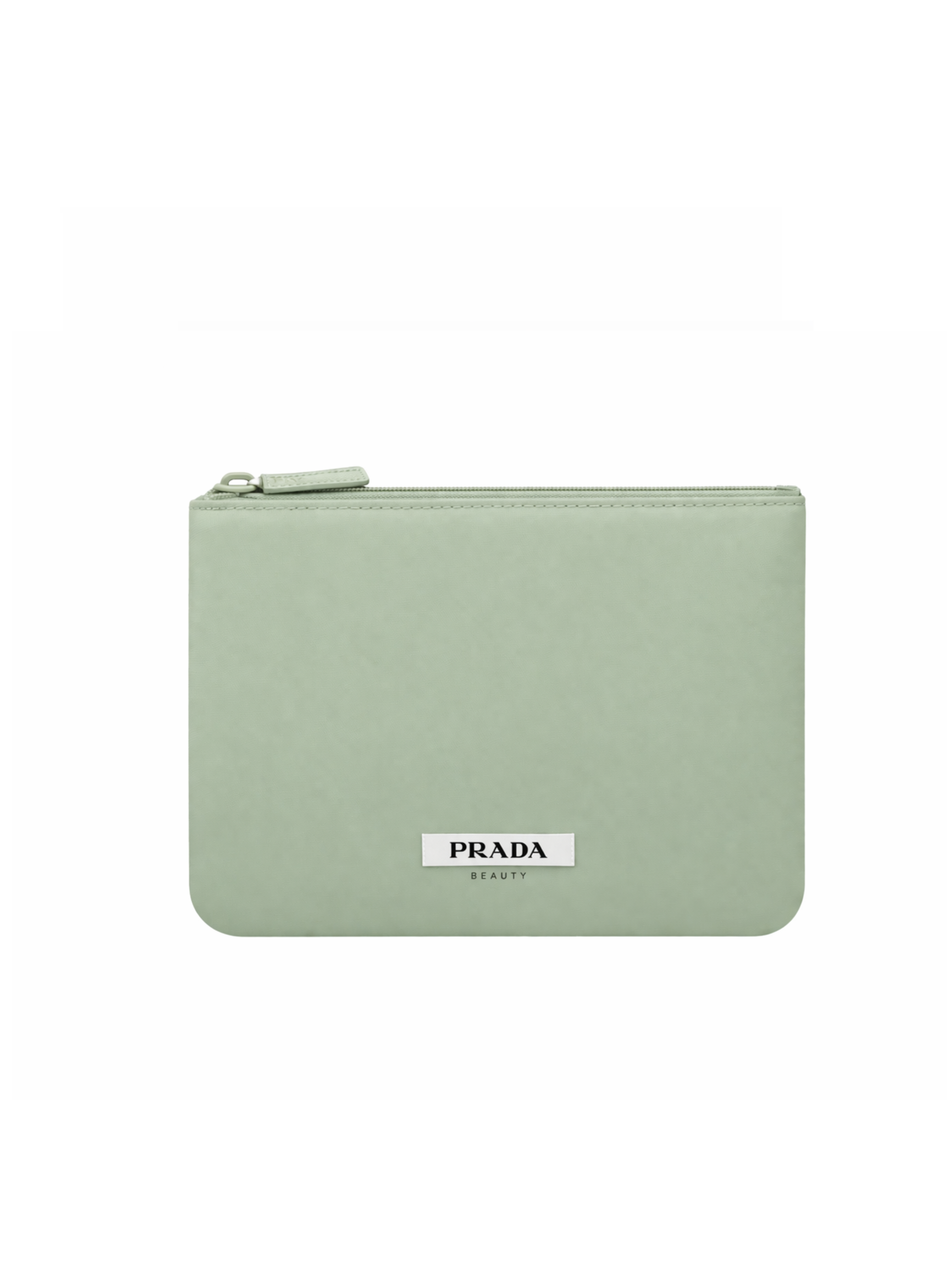 Prada Beauty Limited Edition Mint Green Pouch 21x16cm