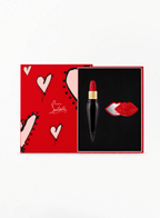 CHRISTIAN LOUBOUTIN სასაჩუქრე კომპლექტი - ტუჩსაცხი 005M და წითელი სარკე