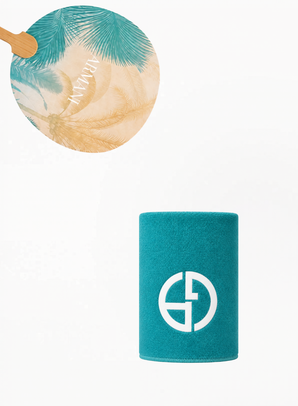 GIORGIO ARMANI Summer Collection Set — Towel, Fan & Tote Bag