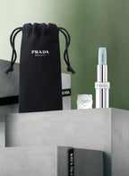 PRADA ულტრა იშვიათი კოსმეტიკური ჩანთა ნეონ მწვანე