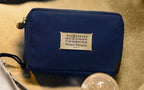 MAISON MARGIELA REPLICA ლიმიტირებული ლურჯი კოსმეტიკური ჩანთა — 2025 წლის კოლექცია 19.5x7x13.5სმ