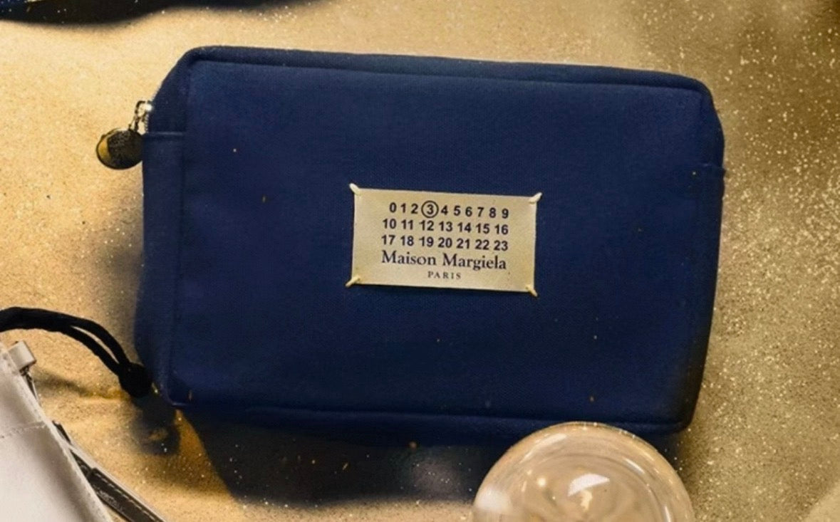 Maison Margiela Limited Edition Blue Cosmetics Bag