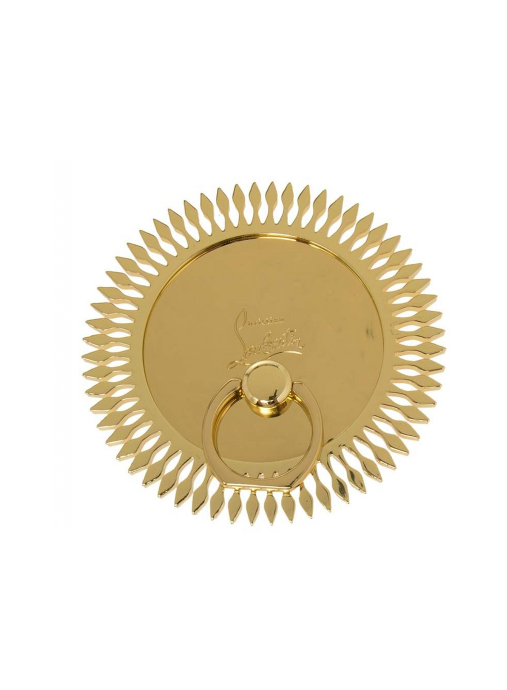 Christian Louboutin Gold Mirror With Small Bag