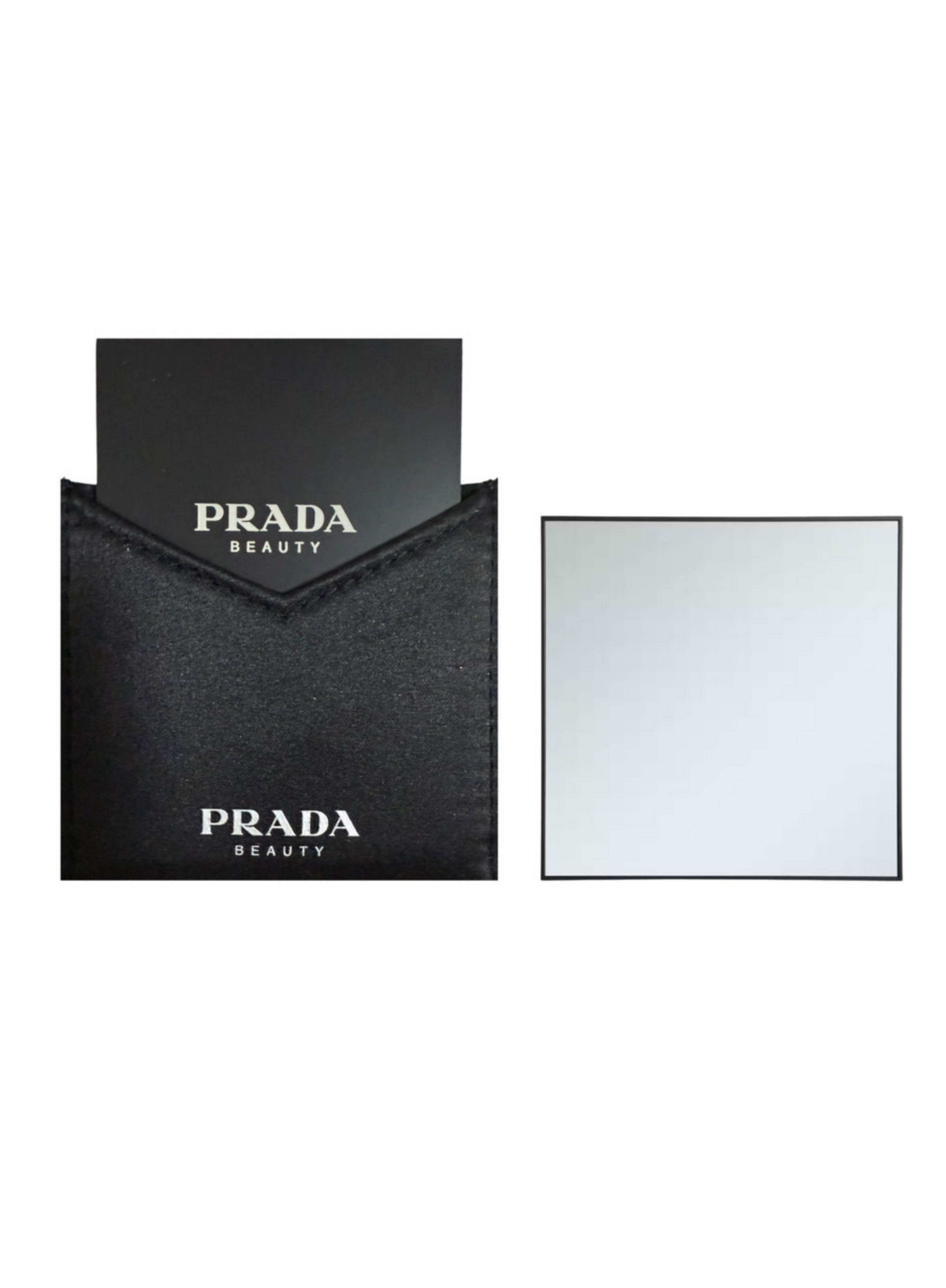 Prada შავი სარკე ჩანთით