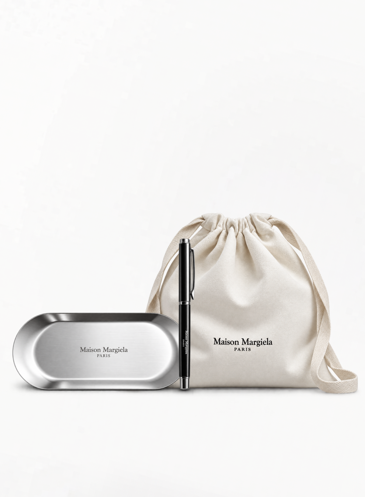 MAISON MARGIELA Paperweight And Black Pen Limited Edition with Golden Gift Box
