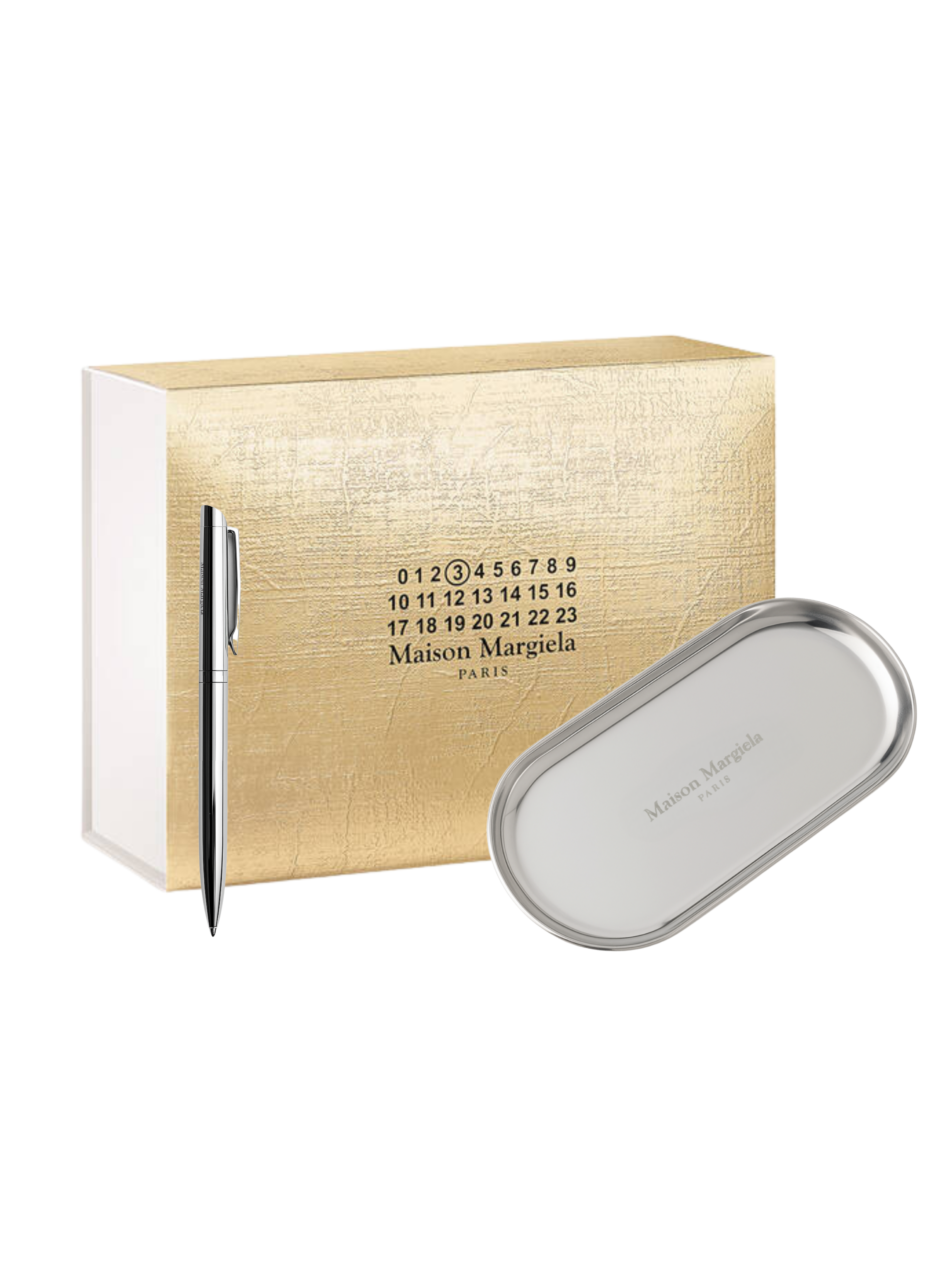Maison Margiela ქაღალდის დამჭერი – ლიმიტირებული ვერსია ოქროსფერი სასაჩუქრე ყუთით
