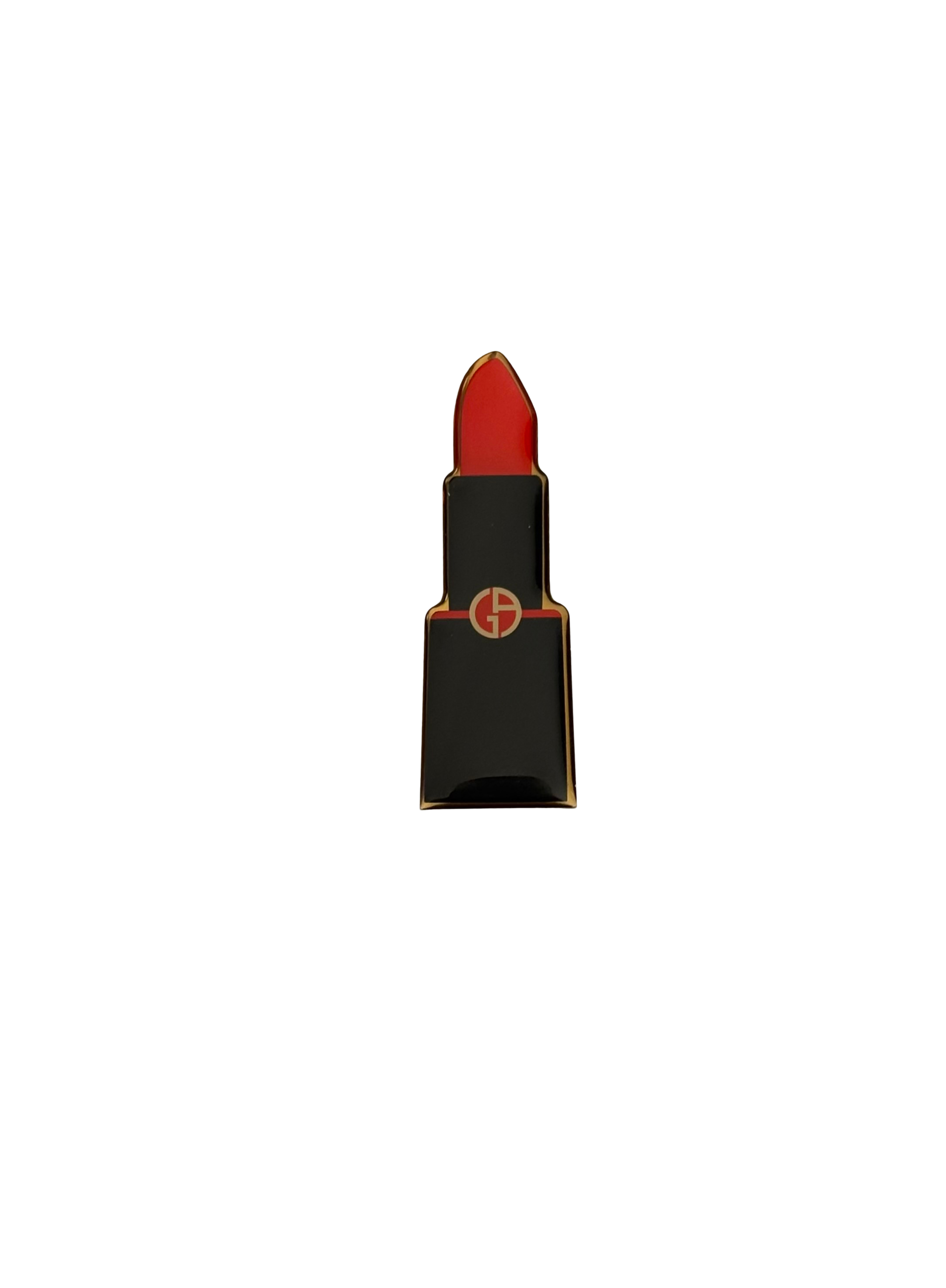 Armani Iconic Lipstick Brooch