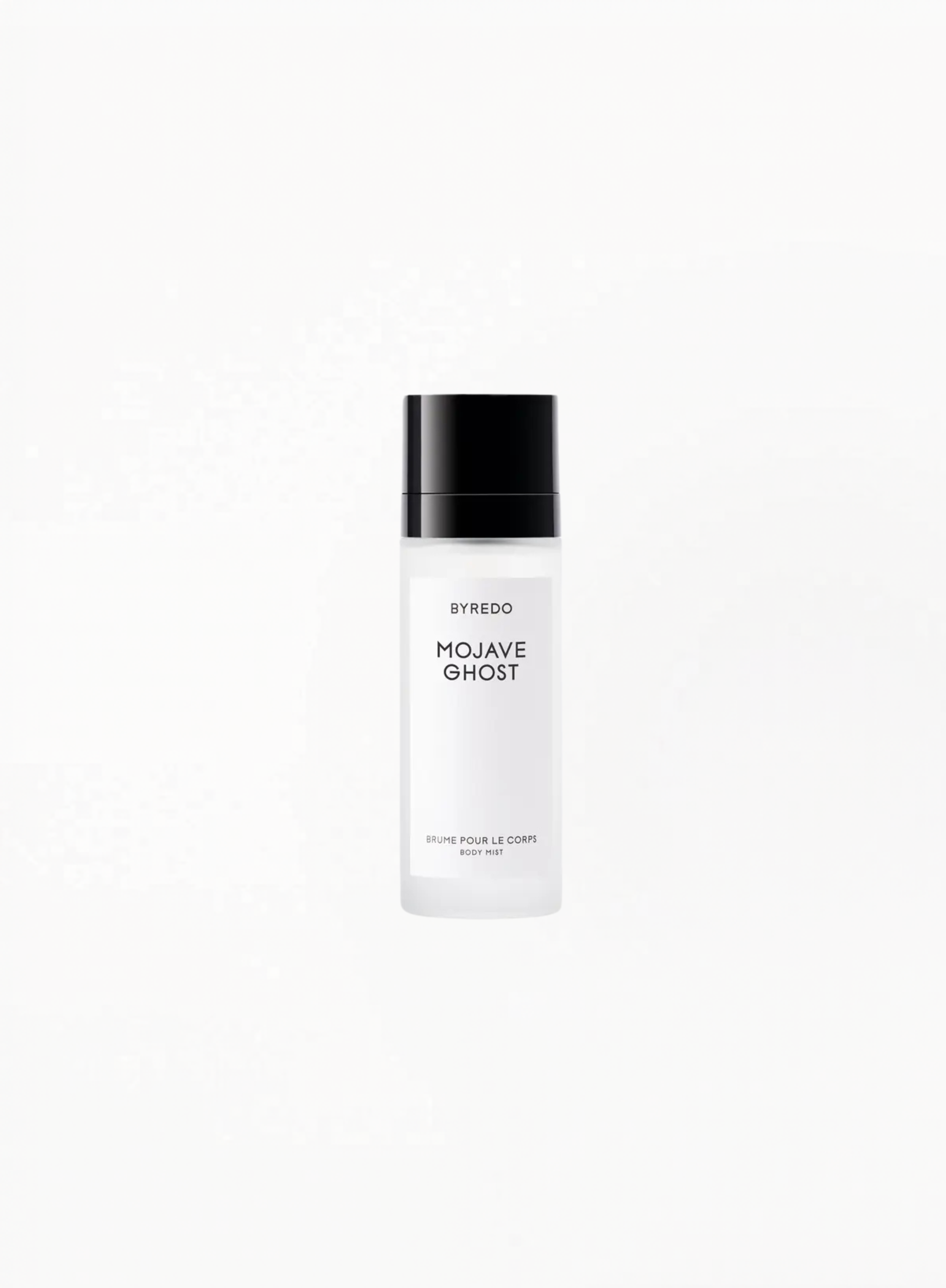 BYREDO Mojave Ghost Body Mist in signature minimalist packaging on a clean background.