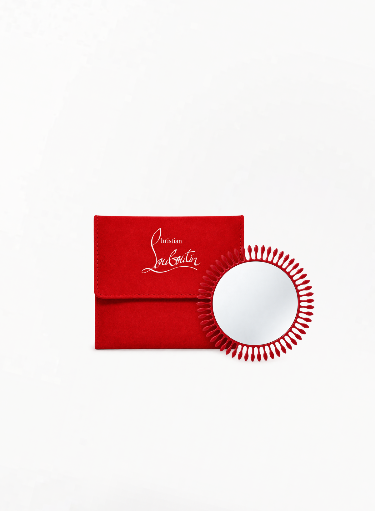 CHRISTIAN LOUBOUTIN Red Mirror With Small Bag