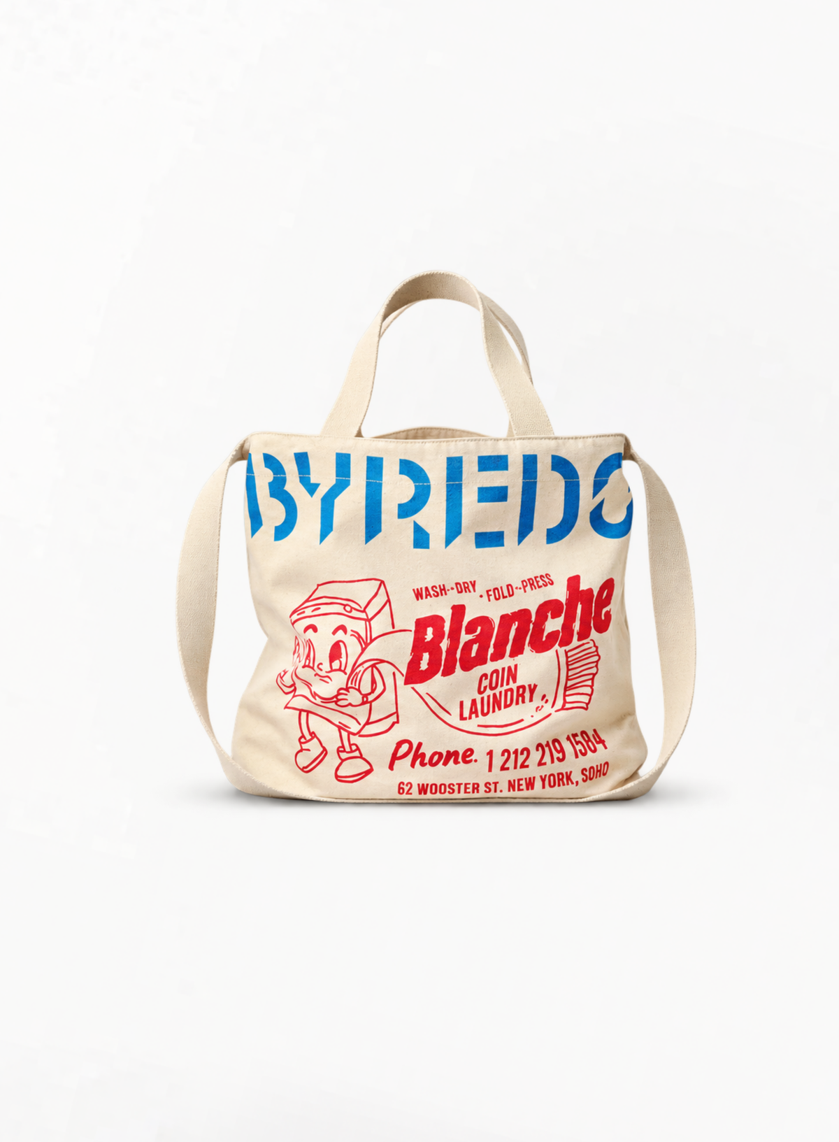 BYREDO Blanche ტოუტ-ჩანთა 2025 – ლიმიტირებული გამოშვება 41x38სმ