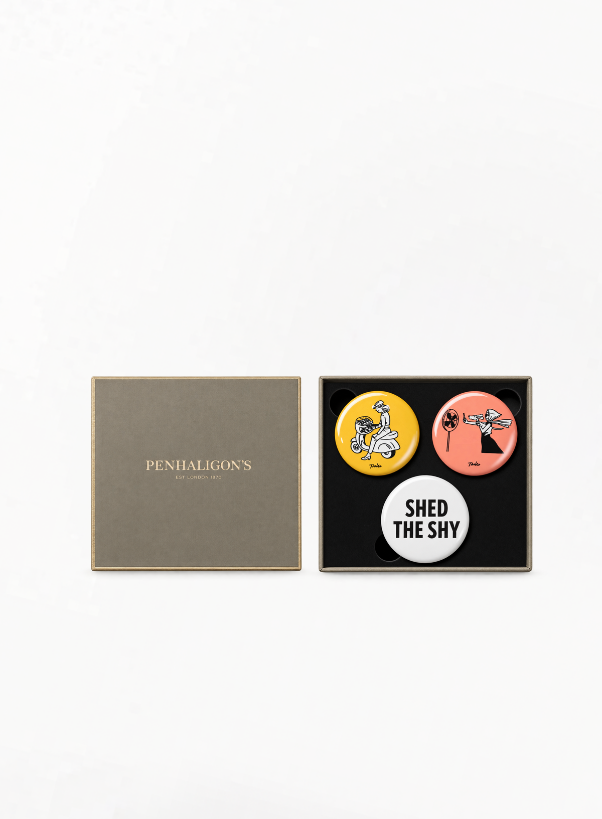 PENHALIGON'S Collectible Badge Trio სასაჩუქრე სეტი