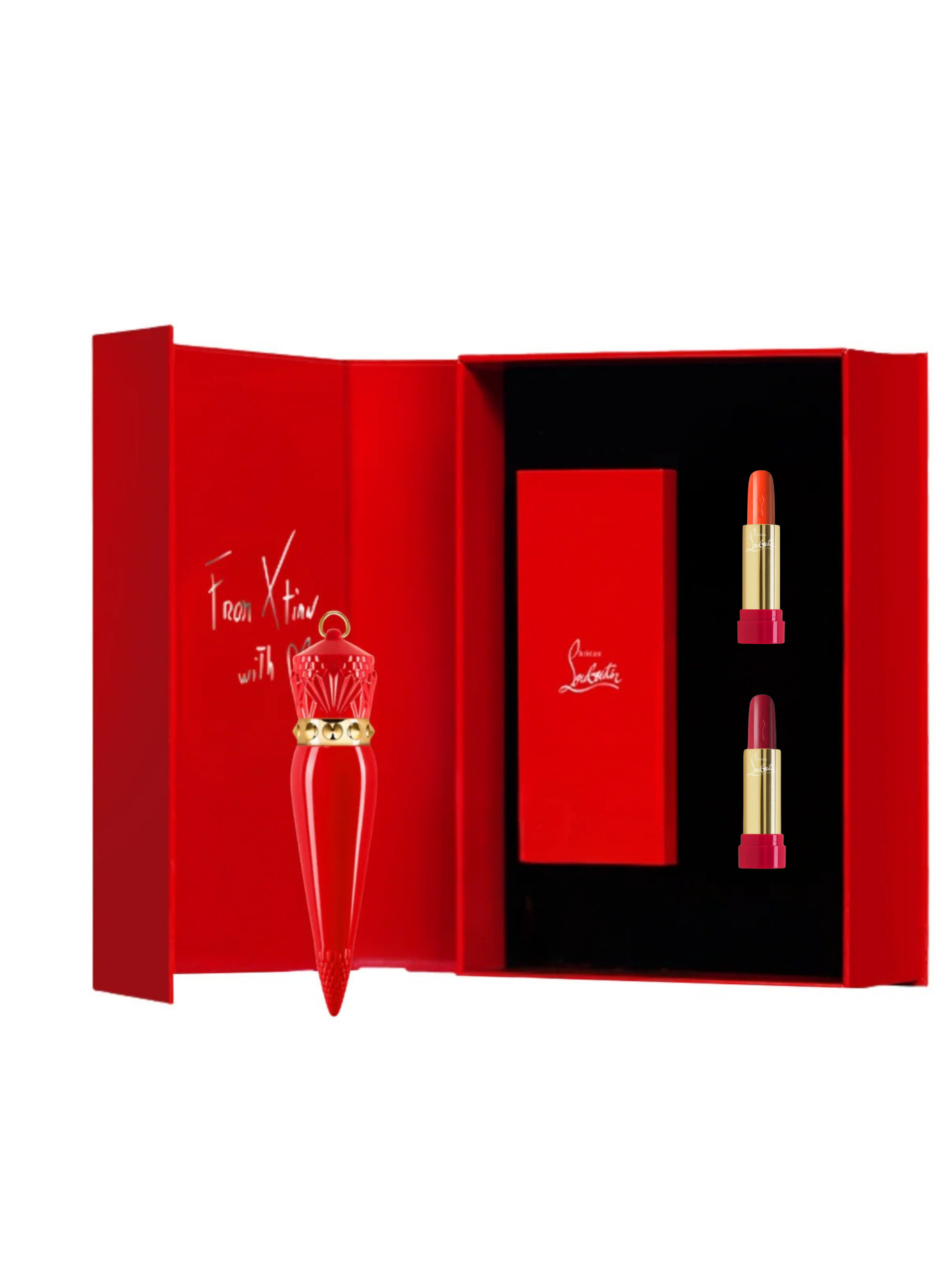 Christian Louboutin Rouge Louboutin SooooO… Glow - Lipstick refill And Red Case Rouge Louboutin 009G And 001G