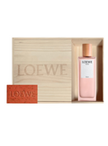 Loewe Wooden Box Gift Set – Tomato Leaves Soap Bar 50g & AGUA ELLA 50ML