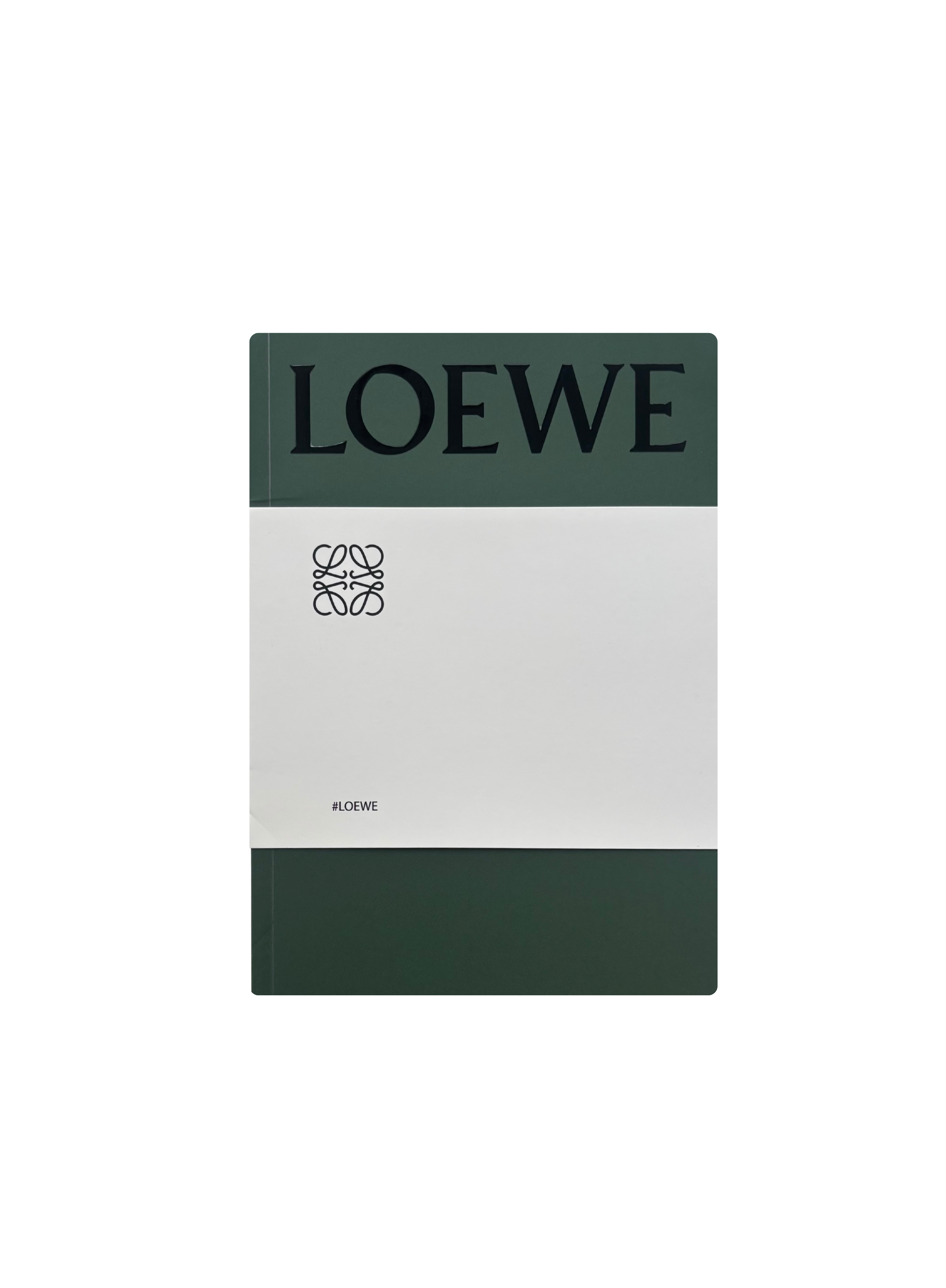 Loewe Limited Edition Green Notebook 21x15cm